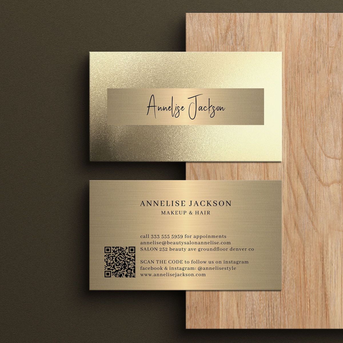 Foil Business Cards - CityPrints Dubai