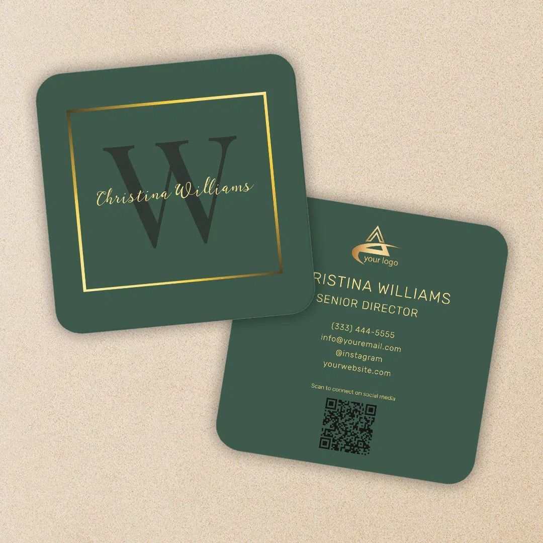 Square Business Cards - CityPrints Dubai