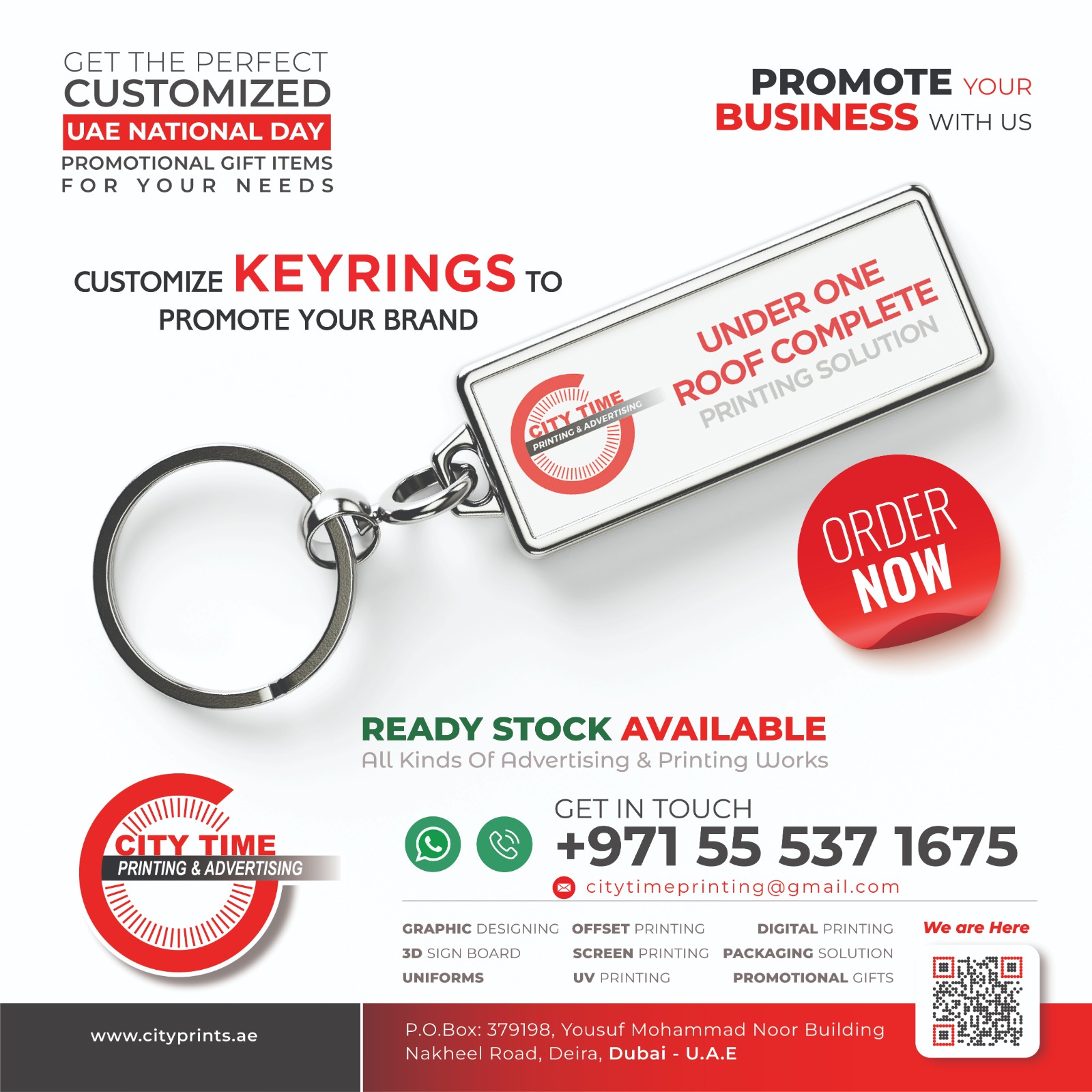 Custom Keychains - CityPrints Dubai